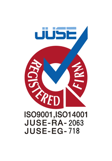 JUSE ISO14001 ISO9001 登録マーク